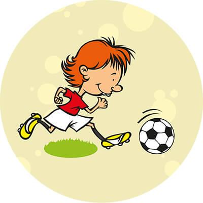 1310-020 Акриловая эмблема футбол 1310-020